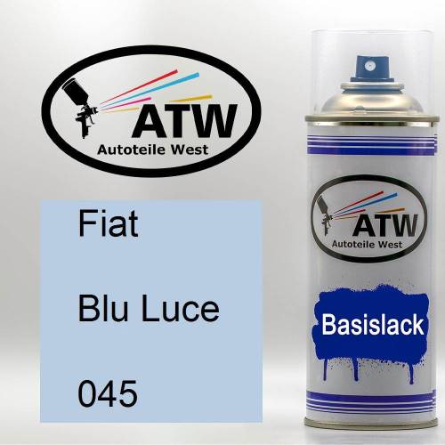 Fiat, Blu Luce, 045: 400ml Sprühdose, von ATW Autoteile West.